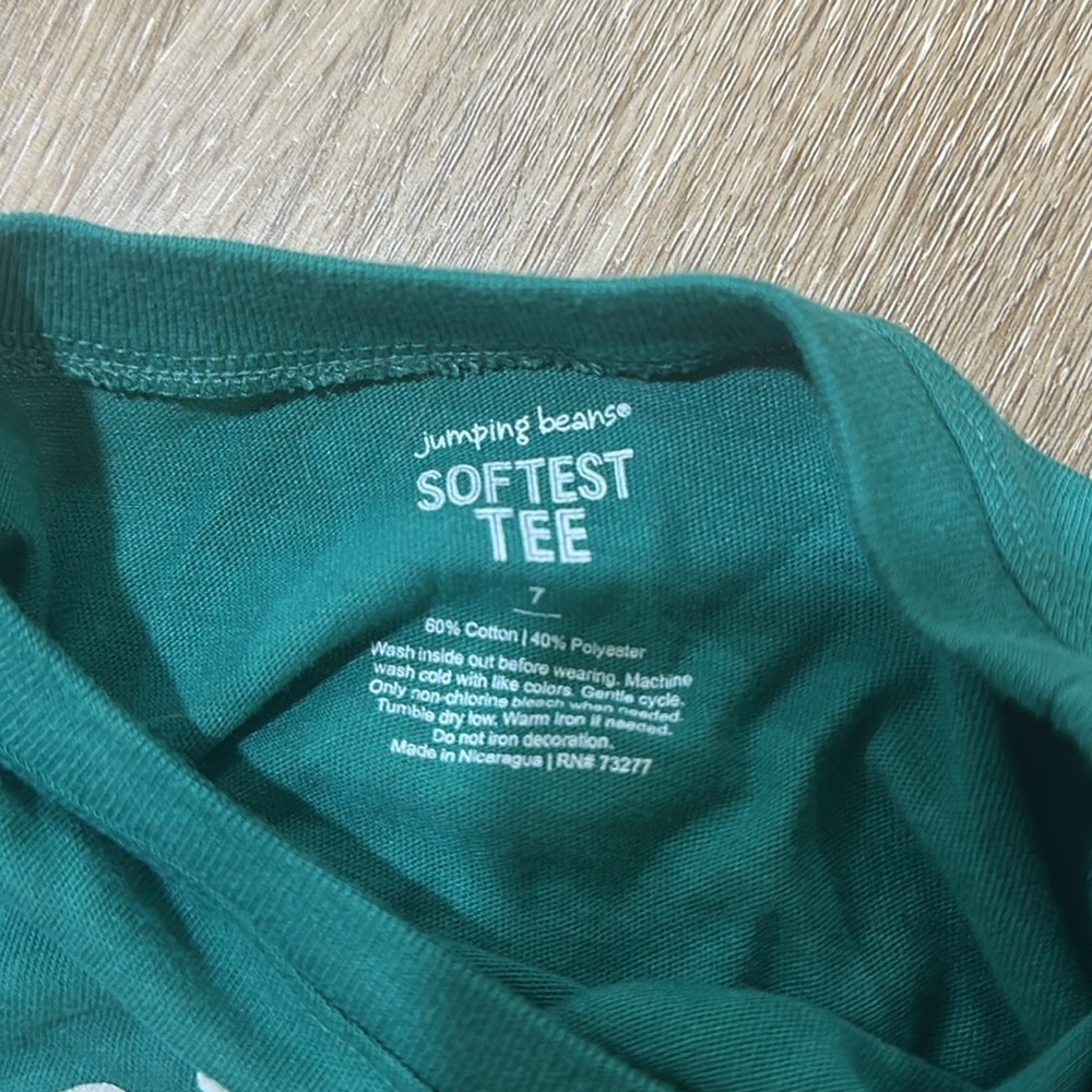 Green Kids Long Sleeve Shirt - Bring On The Cheer - nwot - softest tee - Picture 2 of 2